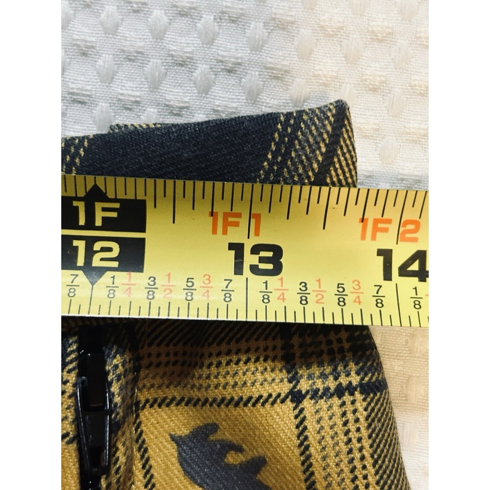 Harry Potter Pleated Plaid skirt Buckles Accents Women's Size Medium Embroidered - Picture 6 of 11